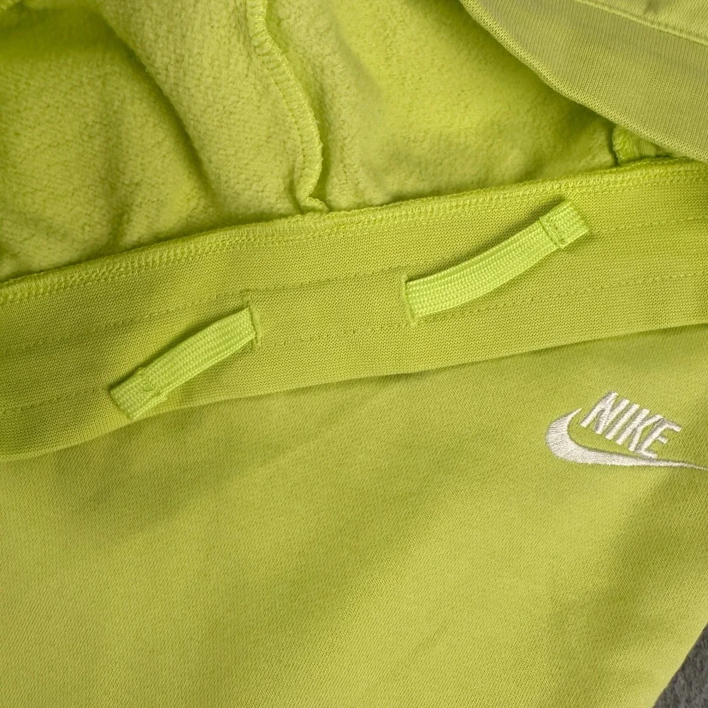 Nike Sweatpants Women's XL Lime Green Sportswear Fleece‎ Joggers Weight Lift Gym